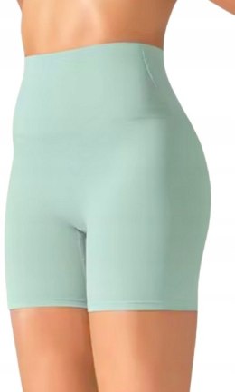 Legginsy KRYJĄCE kolarki wysoki stan krótkie spodenki -BAMBUS KOLORY