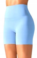 Legginsy KRYJĄCE kolarki wysoki stan krótkie spodenki -BAMBUS KOLORY