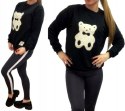 BLUZA DAMSKA BLUZKA OVERSIZE UROCZA MIŚ TEDDY KOLORY L