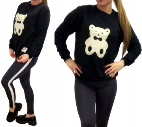 BLUZA DAMSKA BLUZKA OVERSIZE UROCZA MIŚ TEDDY KOLORY L BLUZA DAMSKA BLUZKA OVERSIZE UROCZA MIŚ TEDDY KOLORY L