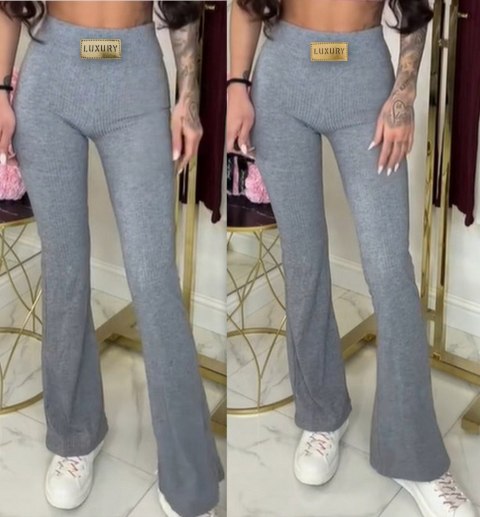DZWONY DAMSKIE PRĄŻKOWE PRĄŻEK SZEROKA NOGAWKA KOLORY L/XL DZWONY DAMSKIE PRĄŻKOWE PRĄŻEK SZEROKA NOGAWKA KOLORY L/XL