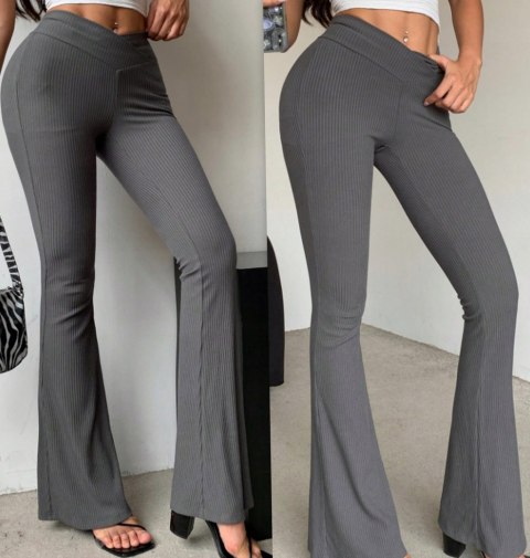 LEGGINSY DZWONY PRZEKŁADANY PAS CZARNE SZEROKIE NOGAWKI Prążkowane KOLORY LEGGINSY DZWONY PRZEKŁADANY PAS CZARNE SZEROKIE NOGAWKI Prążkowane KOLORY
