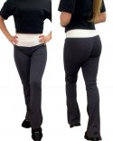 LEGGINSY DZWONY SZEROKA NOGAWKA WYSOKI STAN WYSZCZUPLAJĄCE S/M