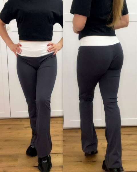 LEGGINSY DZWONY SZEROKA NOGAWKA WYSOKI STAN WYSZCZUPLAJĄCE S/M LEGGINSY DZWONY SZEROKA NOGAWKA WYSOKI STAN WYSZCZUPLAJĄCE S/M