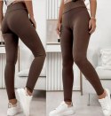 LEGGINSY PRĄŻEK PRĄŻKOWANE BAMBUSOWE WYSOKI STAN KOLORY 4xl/5xl