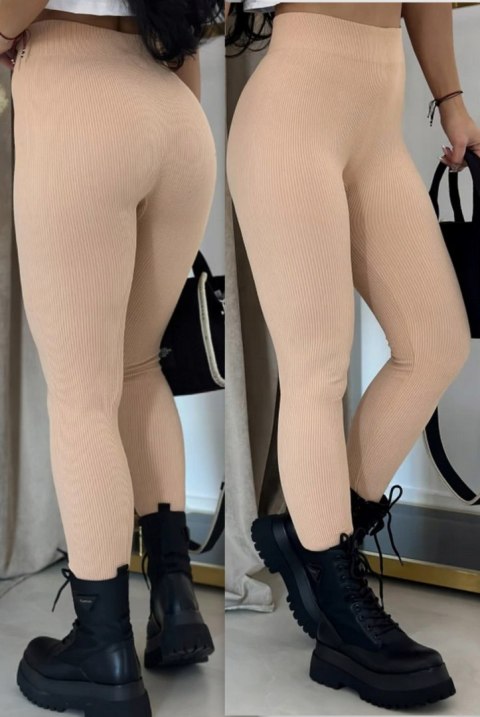 LEGGINSY PRĄŻKOWANE ELASTYCZNE PRĄŻEK KRYJĄCE KOLORY S/M LEGGINSY PRĄŻKOWANE ELASTYCZNE PRĄŻEK KRYJĄCE KOLORY S/M