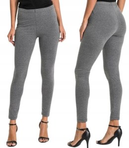 Legginsy DAMSKIE długie BAMBUSOWE Getry Wysoki Stan KOLORY KRYJĄCE M/L