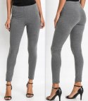 Legginsy DAMSKIE długie BAMBUSOWE Getry Wysoki Stan KOLORY KRYJĄCE M/L