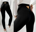 Legginsy sportowe damskie PUSH UP marszczenia SIŁOWNIA Leginsy M/L
