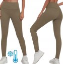 LEGGINSY BAMBUSOWE LEKKO OCIEPLANE KOLORY CIEPŁE L/XL