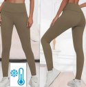 LEGGINSY BAMBUSOWE LEKKO OCIEPLANE KOLORY CIEPŁE L/XL