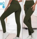 LEGGINSY BAMBUSOWE LEKKO OCIEPLANE KOLORY CIEPŁE L/XL