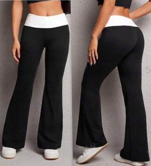 LEGGINSY DZWONY SZEROKA NOGAWKA WYSOKI STAN WYSZCZUPLAJĄCE S/M LEGGINSY DZWONY SZEROKA NOGAWKA WYSOKI STAN WYSZCZUPLAJĄCE S/M