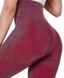 LEGGINSY MODELUJĄCE PRĄŻEK SPODNIE WYSOKI STAN KOLORY