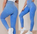 LEGGINSY MODELUJĄCE PRĄŻEK SPODNIE WYSOKI STAN KOLORY