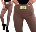 LEGGINSY PRĄŻEK FASHION PRĄŻKOWANE WYSOKI STAN XL/2XL