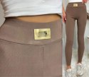 LEGGINSY PRĄŻEK FASHION PRĄŻKOWANE WYSOKI STAN XL/2XL