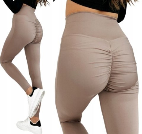 Legginsy sportowe damskie PUSH UP marszczenia SIŁOWNIA KOLORY! Legginsy sportowe damskie PUSH UP marszczenia SIŁOWNIA KOLORY!