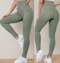 Damskie prążkowane legginsy MODELUJĄCE KOLORY
