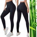Legginsy Damskie z Wysokim Stanem Klasyczne Getry KOLORY L/XL