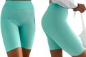 Prążkowane Kolarki Legginsy z Wysokim Stanem Fit Getry Sportowe s/m