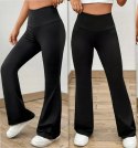 Damskie kryjące legginsy push-up modelujące wysoki stan dzwony