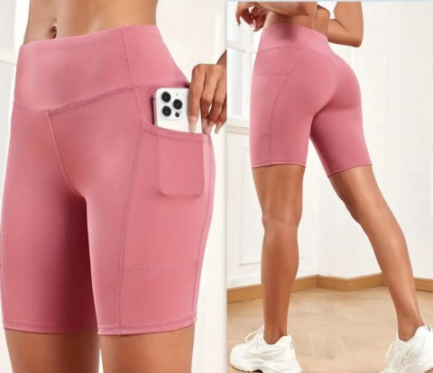 KOLARKI LEGGINSY KRÓTKIE SPODENKI KIESZONKA kolory S/M KOLARKI LEGGINSY KRÓTKIE SPODENKI KIESZONKA kolory S/M
