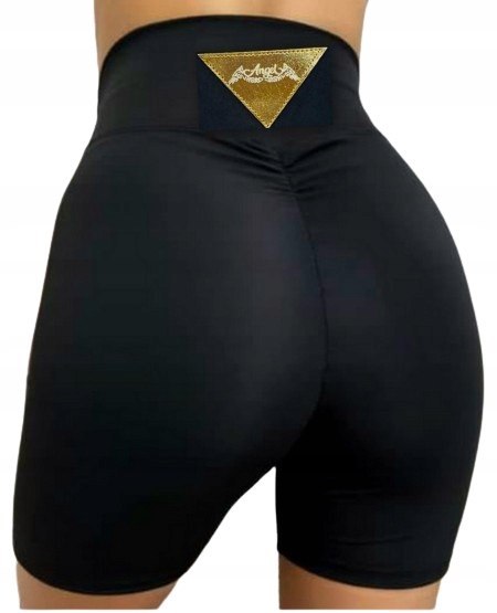 Kryjące legginsy kolarki MARSZCZENIE PUSH UP GŁADKIE S/M Kryjące legginsy kolarki MARSZCZENIE PUSH UP GŁADKIE S/M