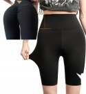 Kryjące legginsy kolarki MARSZCZENIE PUSH UP GŁADKIE S/M