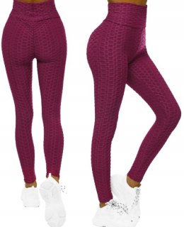 LEGGINSY KARBOWANE fitness SUPER JAKOŚĆ L/XL