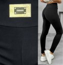 LEGGINSY PRĄŻEK FASHION PRĄŻKOWANE WYSOKI STAN XL/2XL