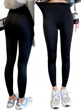 Legginsy Ocieplane Mocno Kryjące SZEROKI PANEL KOLORY S/M