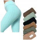 Legginsy PUSH UP sportowe FITNESS KARBOWANE KOLORY L/XL