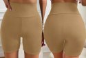 Prążkowane Kolarki Legginsy z Wysokim Stanem Fit Getry L/XL
