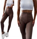LEGGINSY Getry Fitness KRYJĄCE MODELUJĄCE FIT S/M