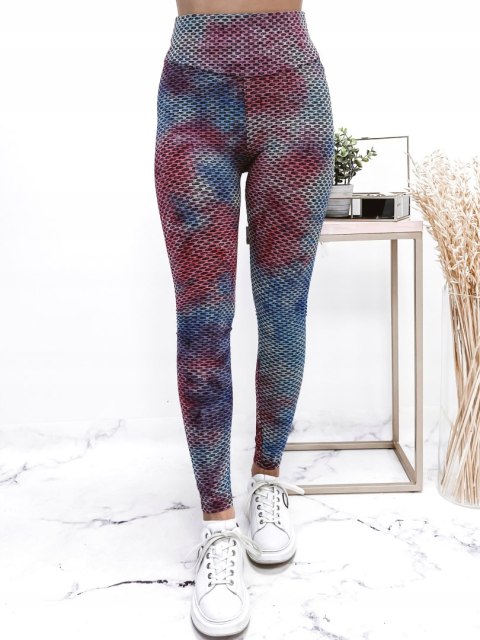 LEGGINSY KARBOWANE MULTICOLOR S/M LEGGINSY KARBOWANE MULTICOLOR S/M