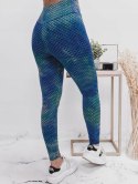 LEGGINSY KARBOWANE MULTICOLOR S/M