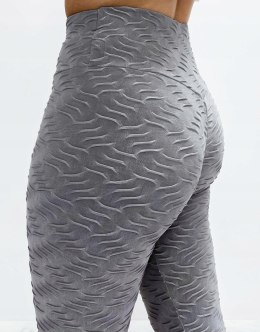 Legginsy KARBOWANE antycellulitowe PUSH UP L/XL