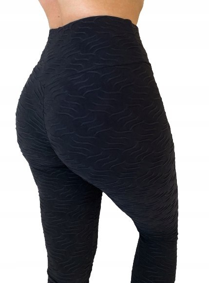 Legginsy KARBOWANE antycellulitowe PUSH UP S/M Legginsy KARBOWANE antycellulitowe PUSH UP S/M