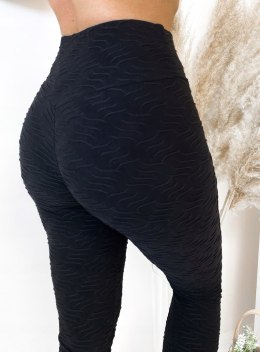 Legginsy KARBOWANE antycellulitowe PUSH UP S/M
