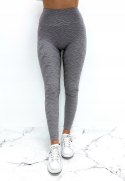 Legginsy KARBOWANE antycellulitowe PUSH UP S/M