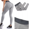 Legginsy KARBOWANE damskie antycellulitowe L/XL