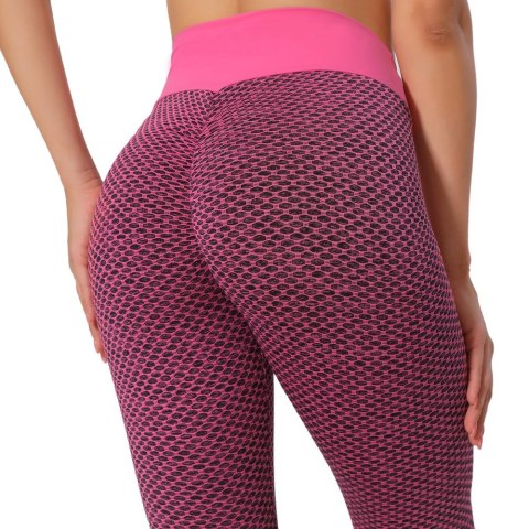Legginsy KARBOWANE damskie antycellulitowe L/XL Legginsy KARBOWANE damskie antycellulitowe L/XL