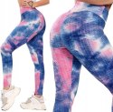 Legginsy sportowe KARBOWANE antycellulitowe OMBRE