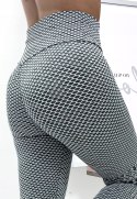 Legginsy sportowe damskie WYSOKI STAN L/XL