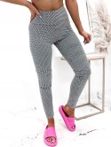 Legginsy sportowe damskie WYSOKI STAN L/XL