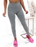 Legginsy sportowe damskie WYSOKI STAN L/XL