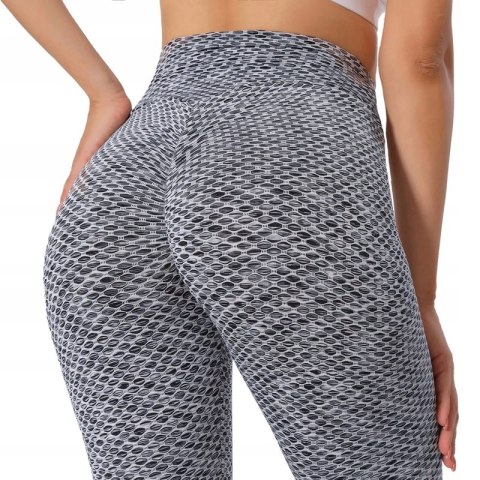 Legginsy KARBOWANE damskie antycellulitowe KOLORY Legginsy KARBOWANE damskie antycellulitowe KOLORY