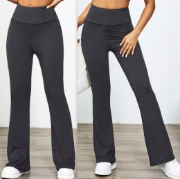 Damskie kryjące legginsy push-up dzwony