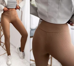 Legginsy PRĄŻEK BAMBUSOWE WYSOKI STAN